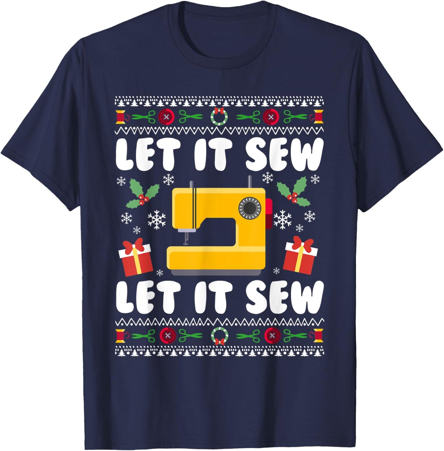 Let it Sew Let it Sew T-Shirt - T-Shirt | Navy