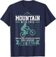 Mountain Bike MTB Downhill Biking Funny Mountain Biker Gift T-Shirt - T-Shirt | Navy