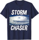 Storm Chaser Hurricane Picture Weather Meteorologist T-Shirt - T-Shirt | Navy