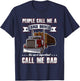 Proud Trucker Dad Truck Driver Gifts for Father's Day T-Shirt - T-Shirt | Navy