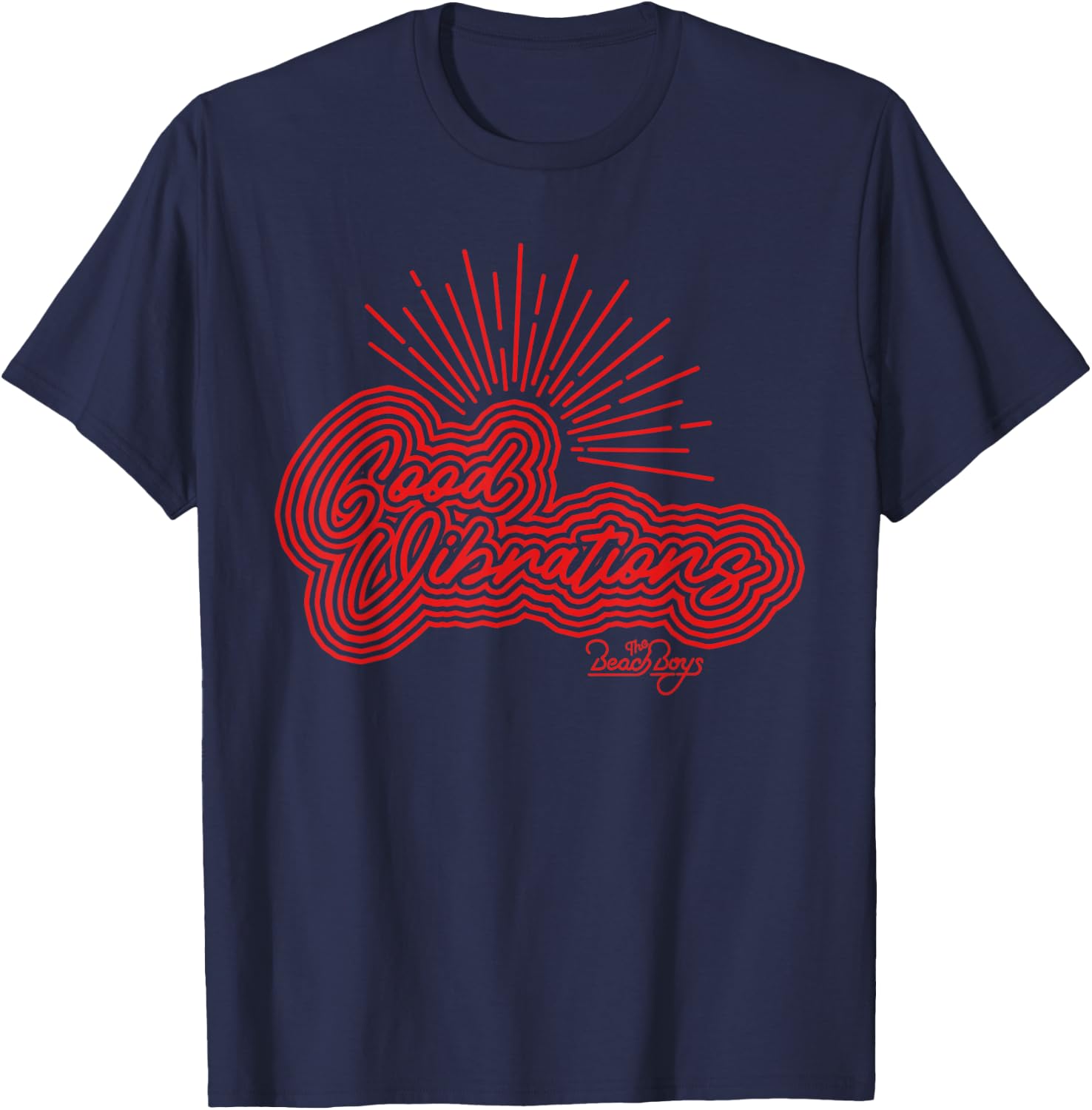 Beach Boys Good Vibrations T-Shirt - T-Shirt | Navy