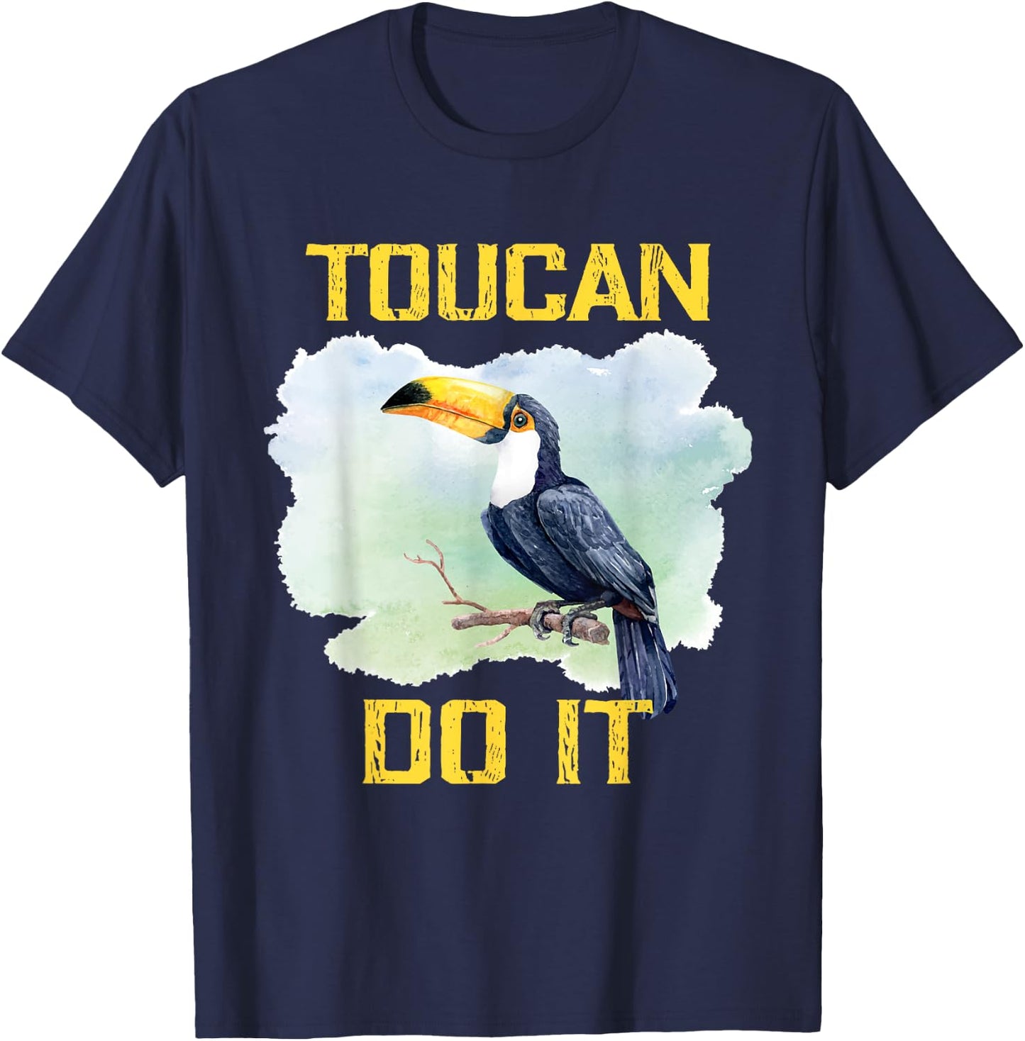 Toucan Do It - Funny Inspiration Quote Gift Zoo Keeper T-Shirt - T-Shirt | Navy