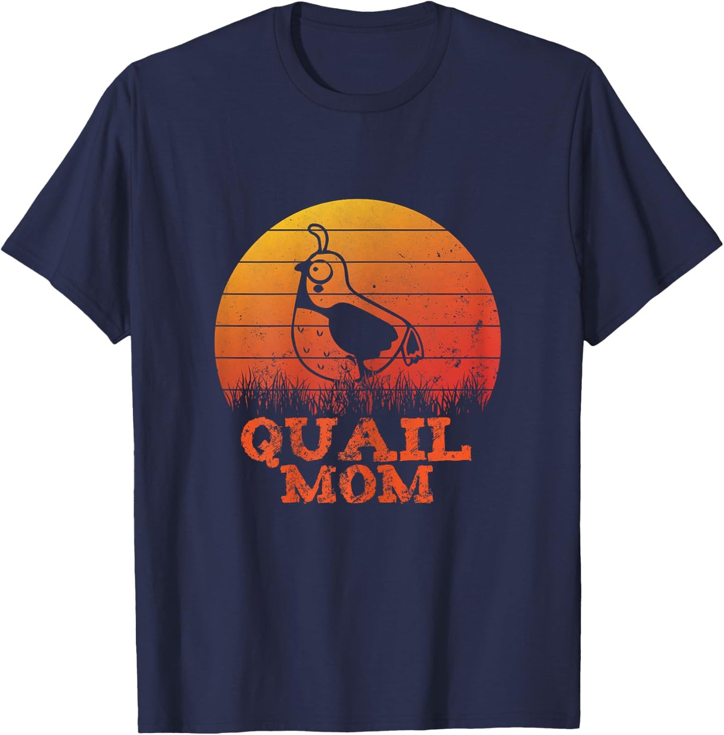 Mothers day Quail Mothern Quail Mom T-Shirt - T-Shirt | Navy
