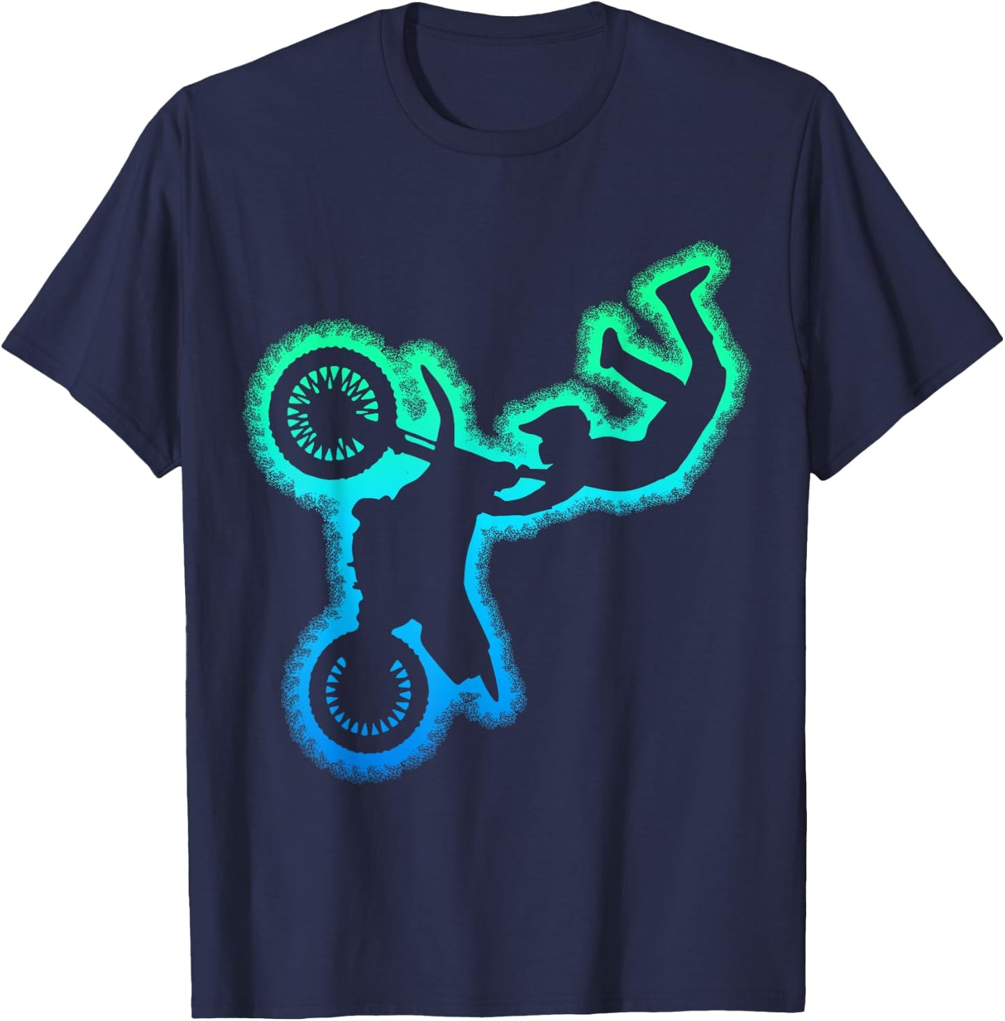 Motocross Dirt Bike Enduro Dirt Biking T-Shirt - T-Shirt | Navy