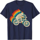 BMX Vintage Retro Bike Bicycle BMXer Gift T-Shirt - T-Shirt | Navy