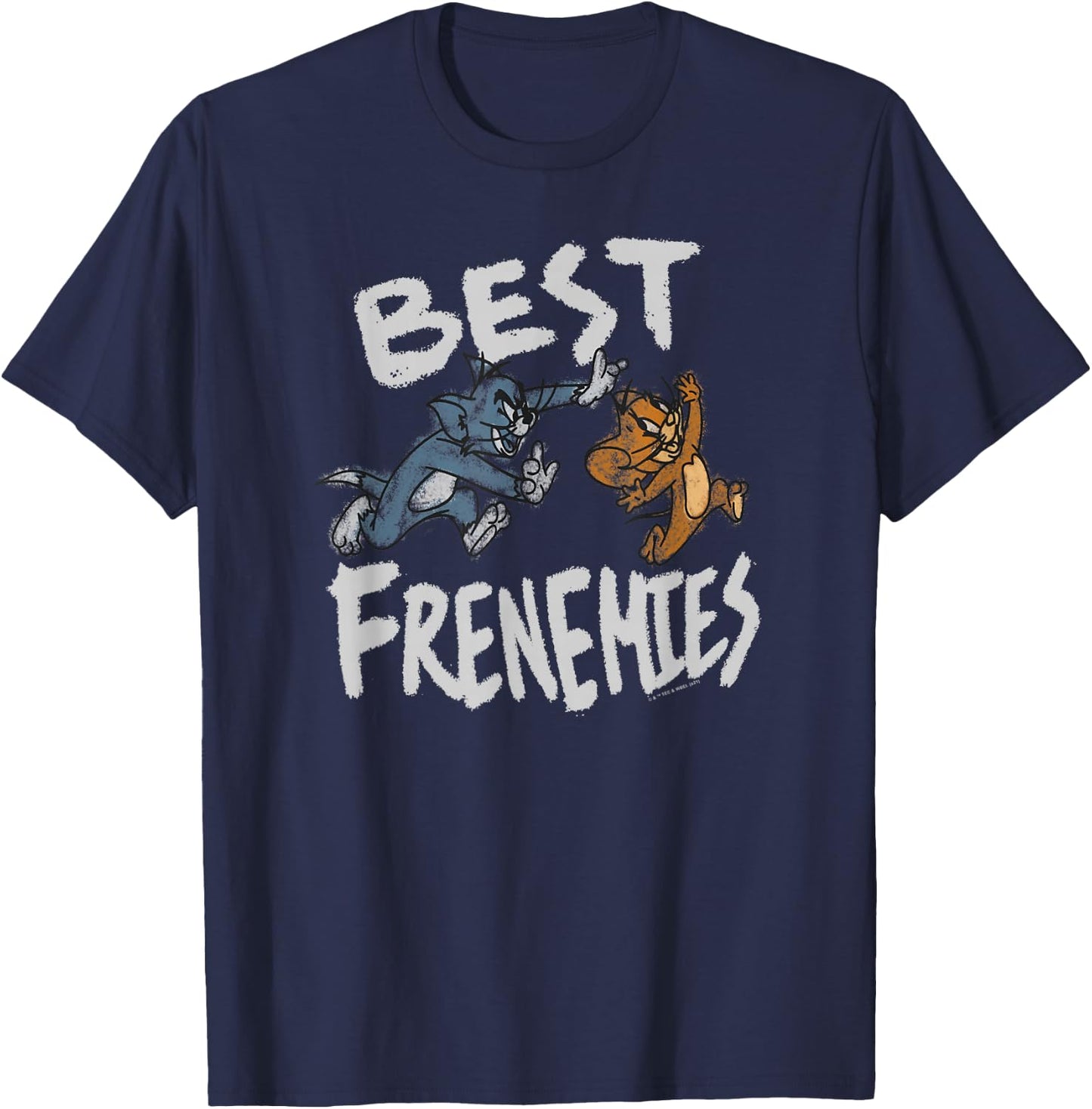 Tom & Jerry Movie Best Frenemies T-Shirt - T-Shirt | Navy