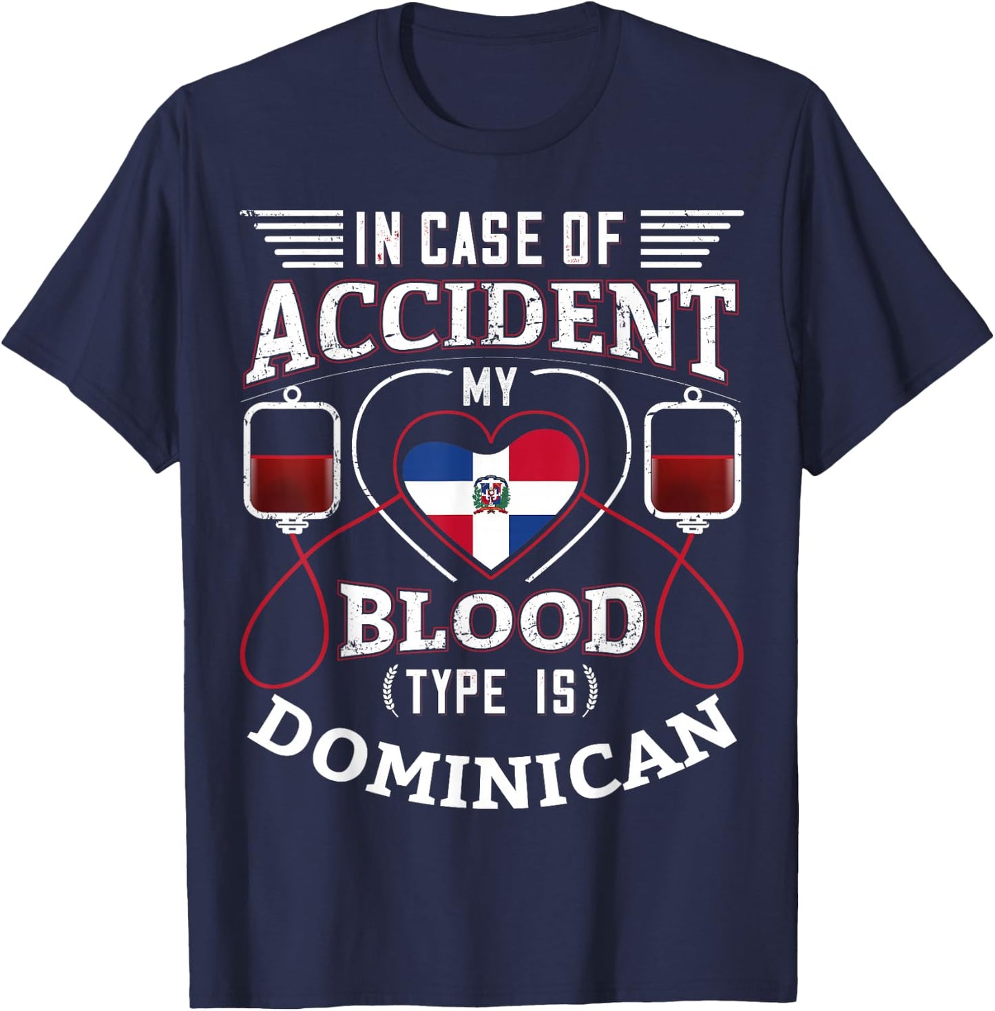 Dominican Republic Design Dominican Men & Women T-Shirt - T-Shirt | Navy