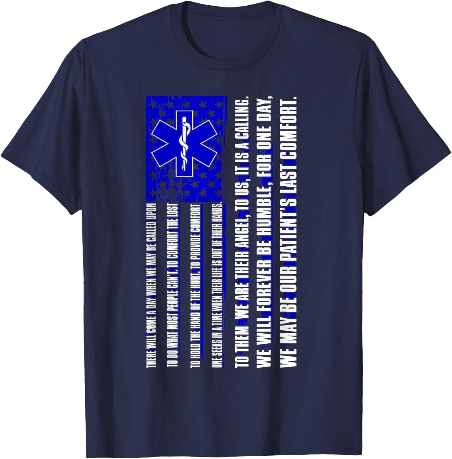 EMT Eid Gift Paramedic and First Responder T-Shirt - T-Shirt | Navy