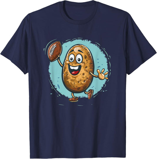 Football potato costume for boys and girls T-Shirt - T-Shirt | Navy