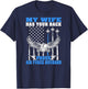 My Wife Has Your Back Proud Air Force Husband Spouse Gift T-Shirt - T-Shirt | Navy