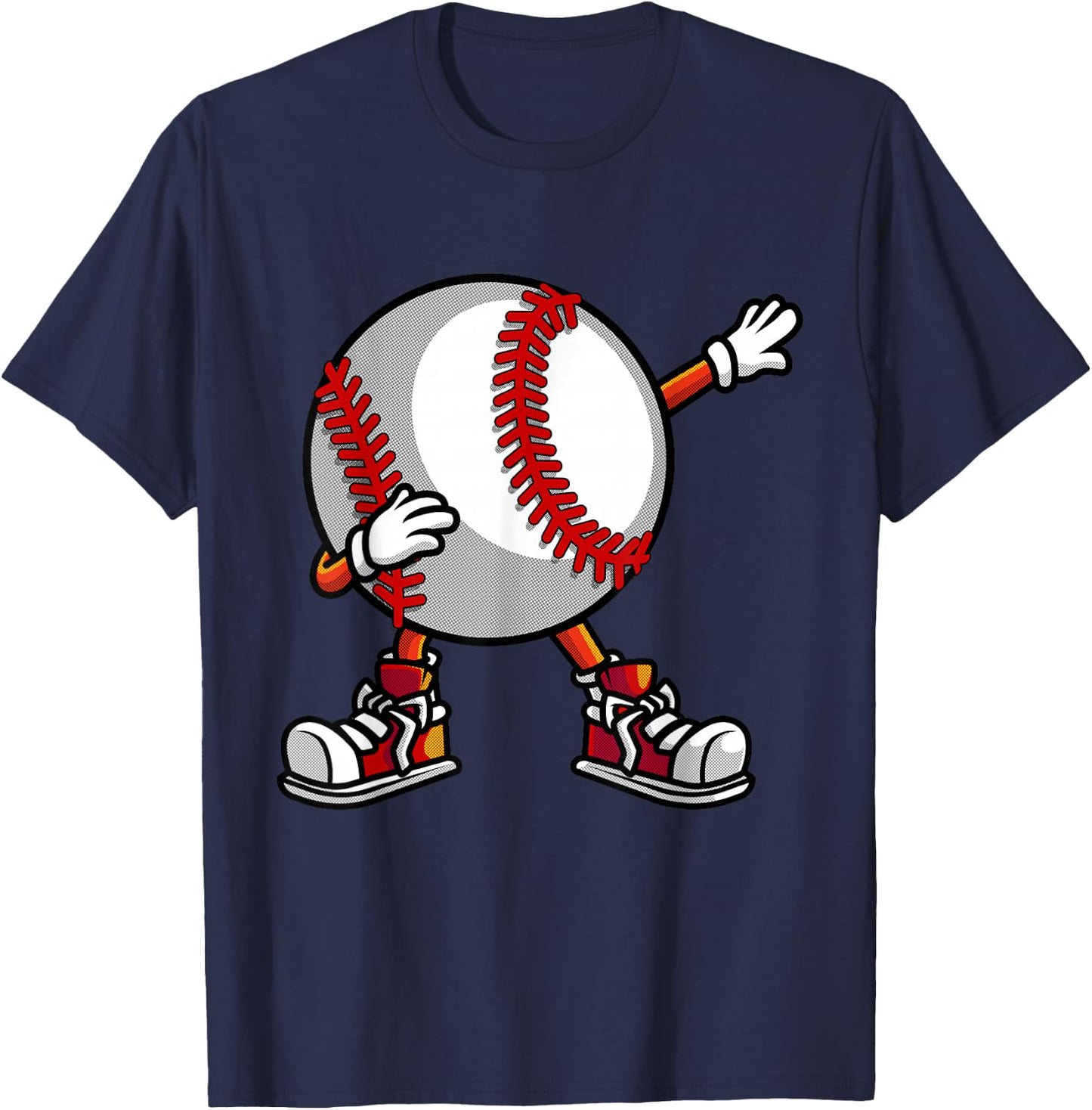 Funny Baseball Players Gift Boys Girls Kids Catcher Pitcher T-Shirt - T-Shirt | Navy