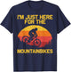 Cool Mountain Biking Women Biker MTB Bicycle Bike T-Shirt - T-Shirt | Navy