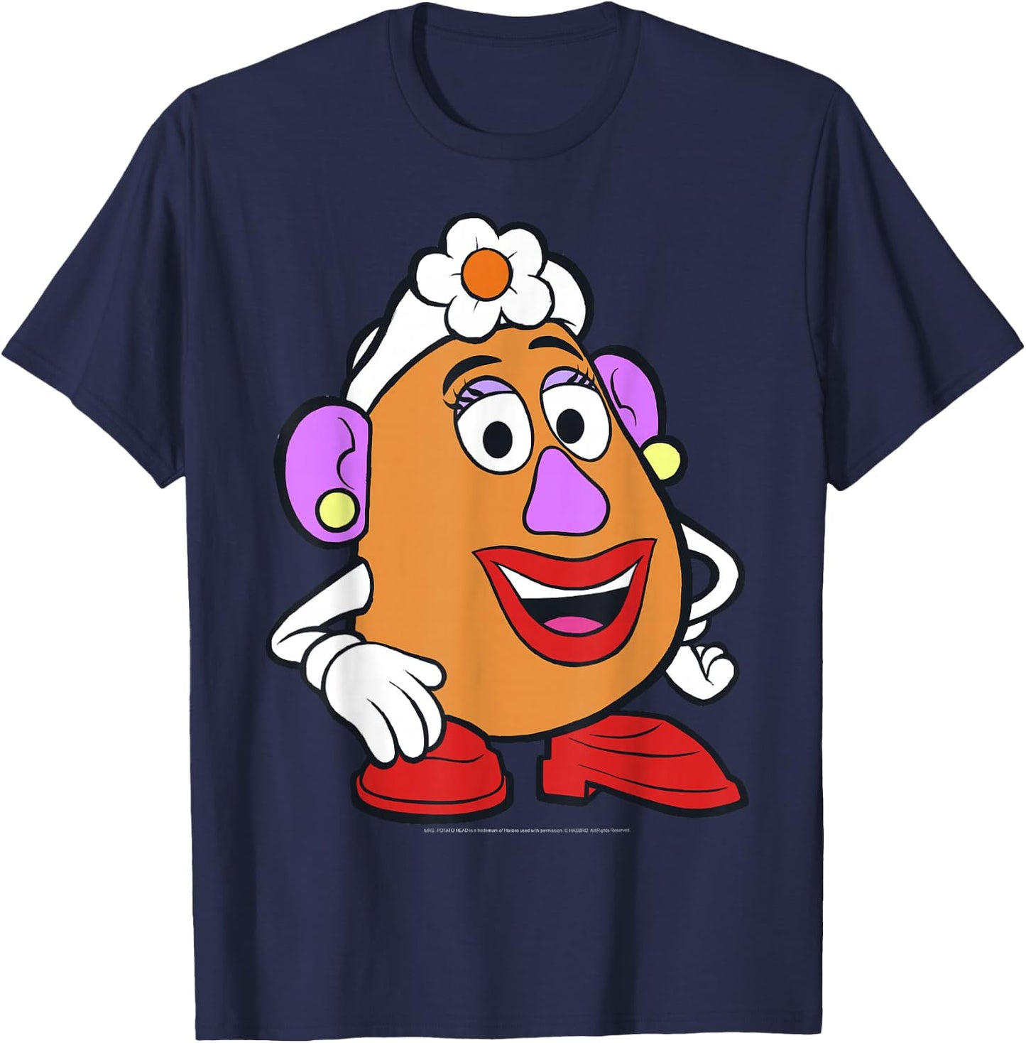 Disney Pixar Toy Story Mrs. Potato Head Big Portrait T-Shirt - T-Shirt | Navy