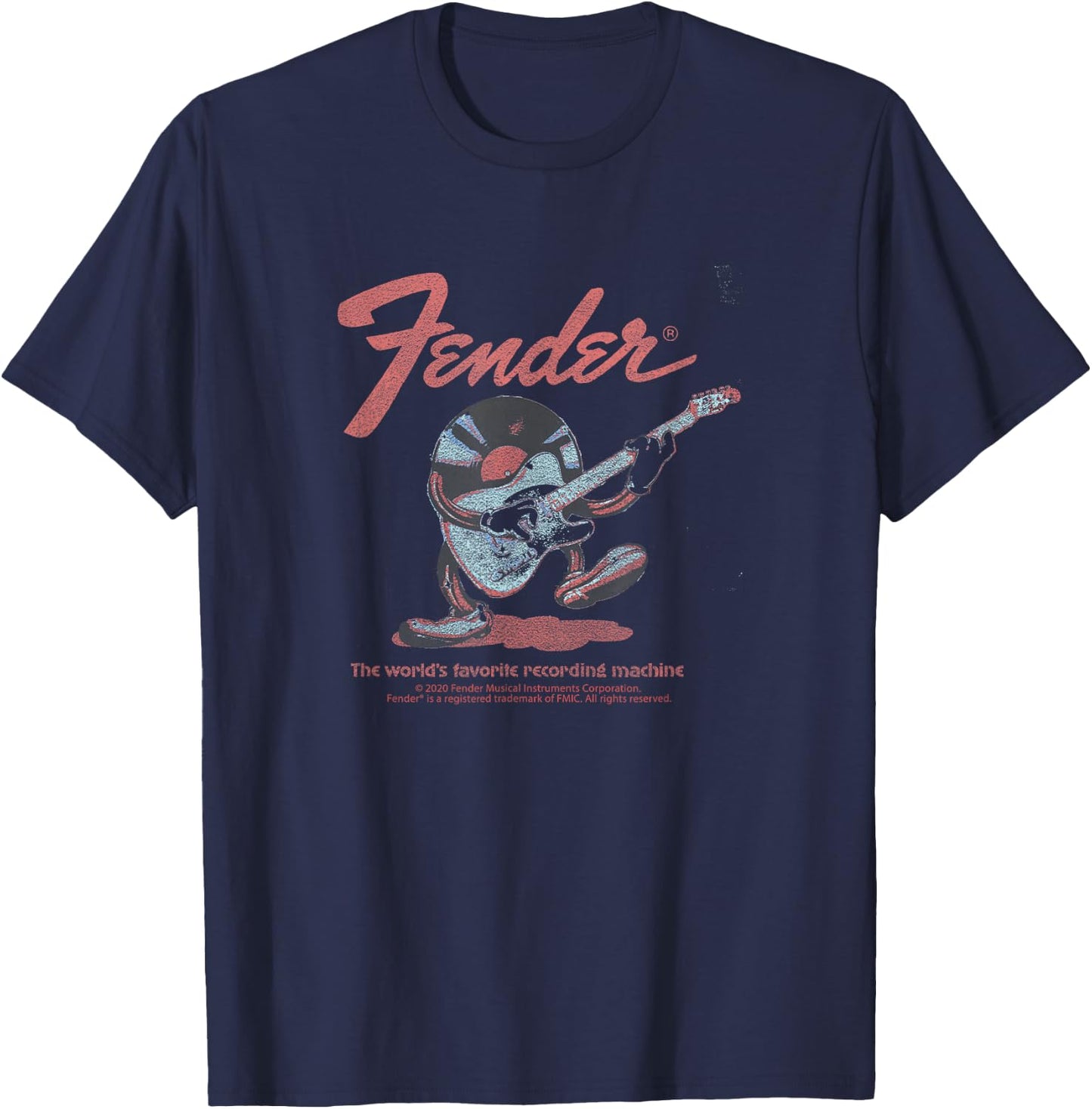 Fender Record Records T-Shirt - T-Shirt | Navy