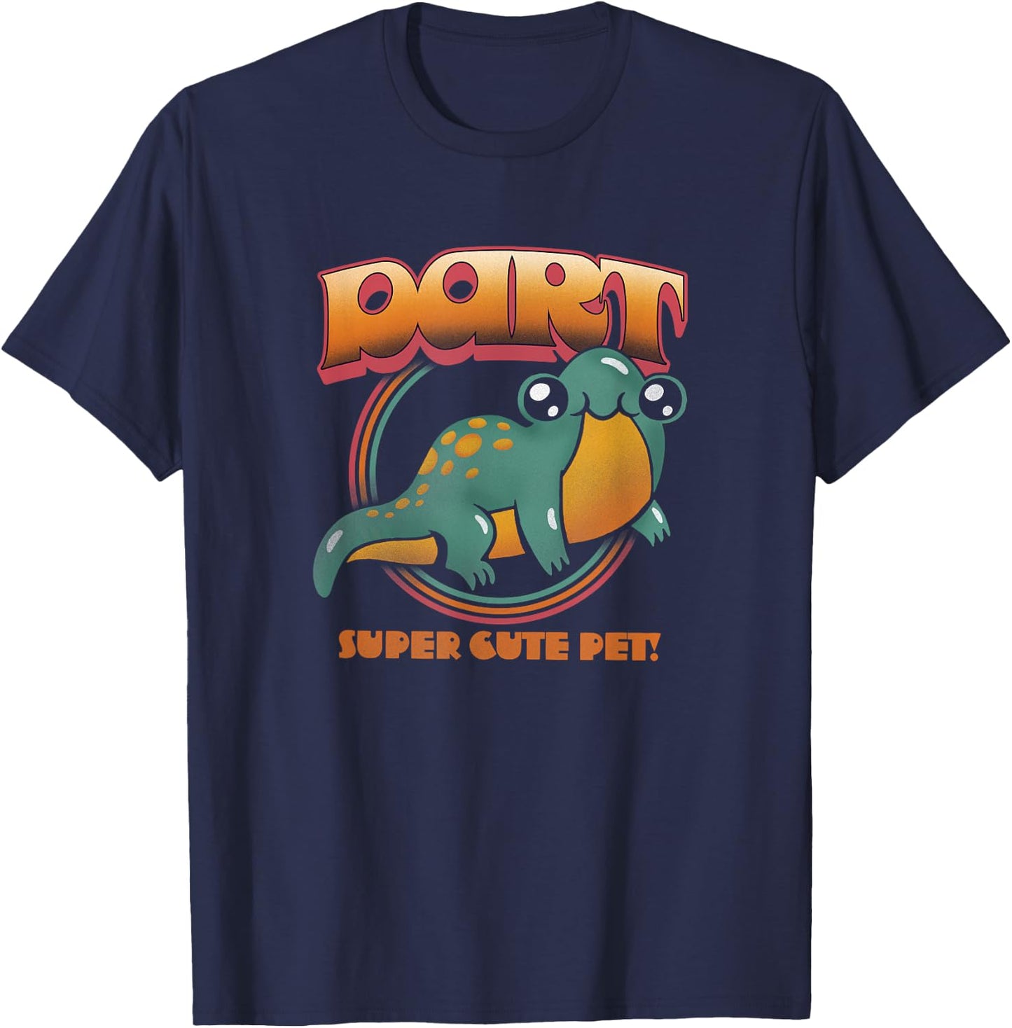 Stranger Things Dart Cartoon Super Cute Pet T-Shirt - T-Shirt | Navy