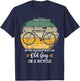 Retired Old Men Biker Cycling Retirement Gift Biking Bicycle T-Shirt - T-Shirt | Navy