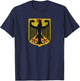 German Eagle Coat of ARMS Germany Flag T-Shirt - T-Shirt | Navy