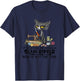 Funny Sewing If You See Me A Seam Ripper Black Cat T-Shirt - T-Shirt | Navy