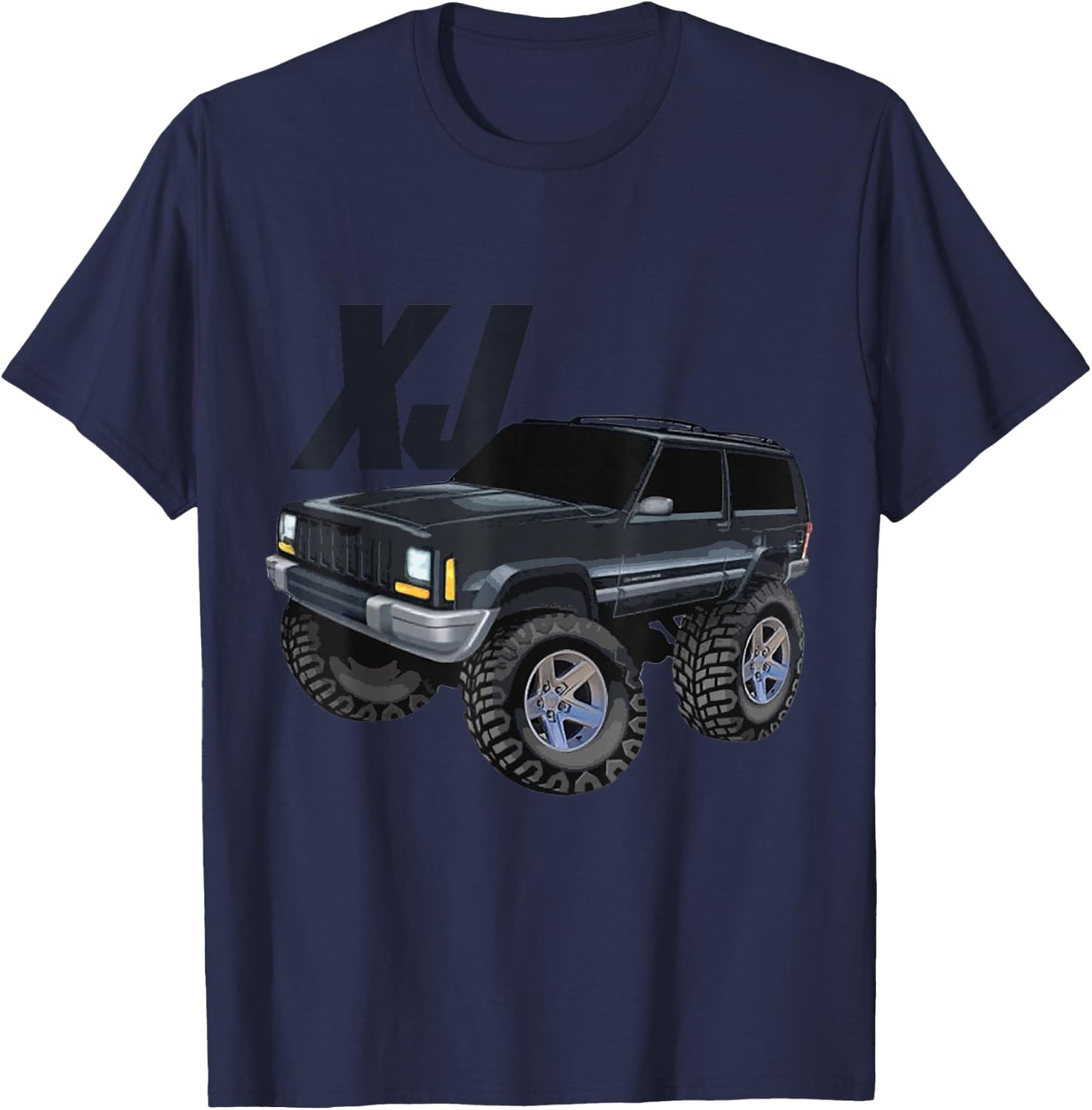 Offroad Over Land Riders Xj T-Shirt - T-Shirt | Navy