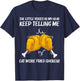 Funny Fried Chicken Gift Women Chicken Bucket Food T-Shirt - T-Shirt | Navy