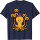 Halloween Octopus Fun Fall Costume Men Women Kids Boys Girls T-Shirt - T-Shirt | Navy