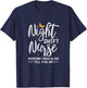 Night Shift Nurse Keeping Them Alive Till 7:05 AM Distressed T-Shirt - T-Shirt | Navy