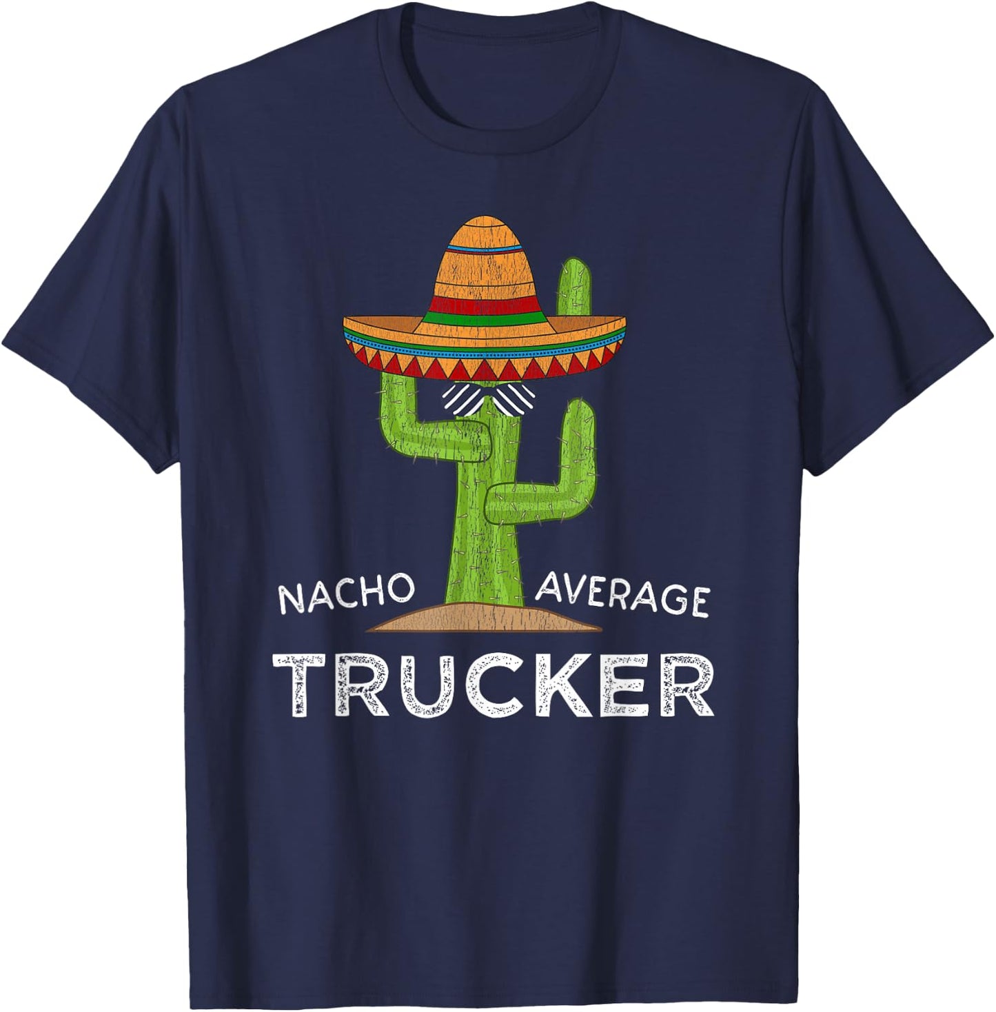 Fun Hilarious Trucker Joke Humor | Funny Truck Driver T-Shirt - T-Shirt | Navy