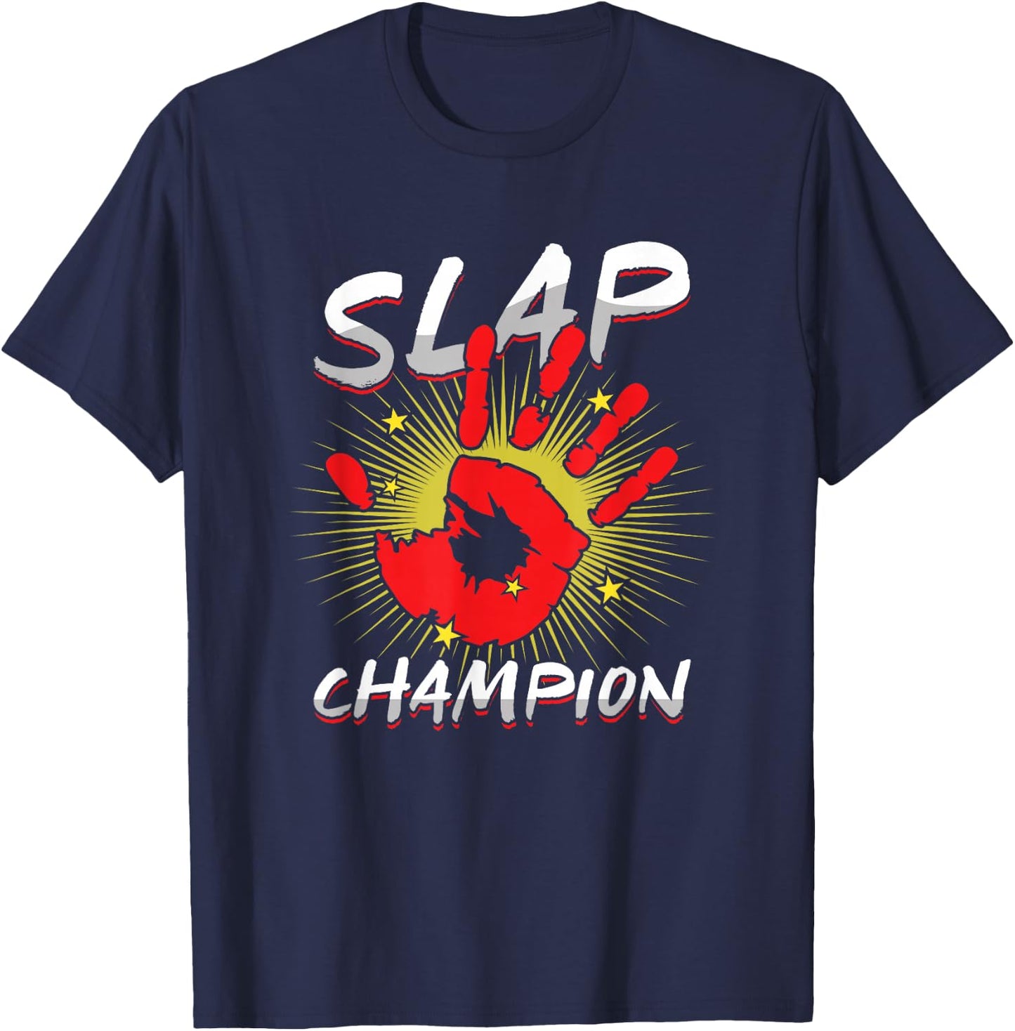 Face Slapping Expert Slap Champion Bodybuilder Competition T-Shirt - T-Shirt | Navy