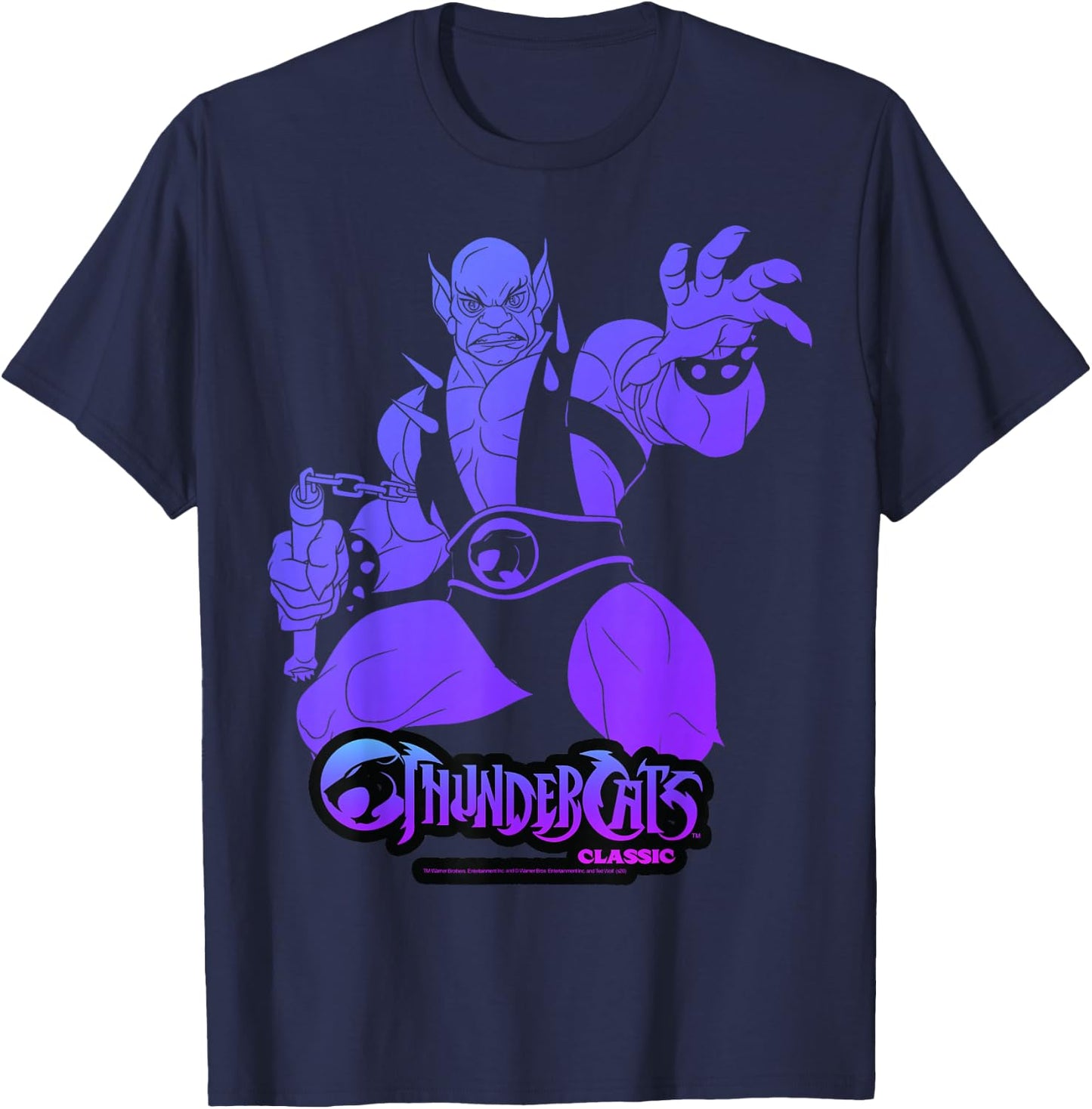 ThunderCats Panthro Gradient Portrait T-Shirt - T-Shirt | Navy