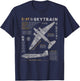 C-47 Skytrain | C47 Douglas Dakota WWII Transport Aircraft T-Shirt - T-Shirt | Navy