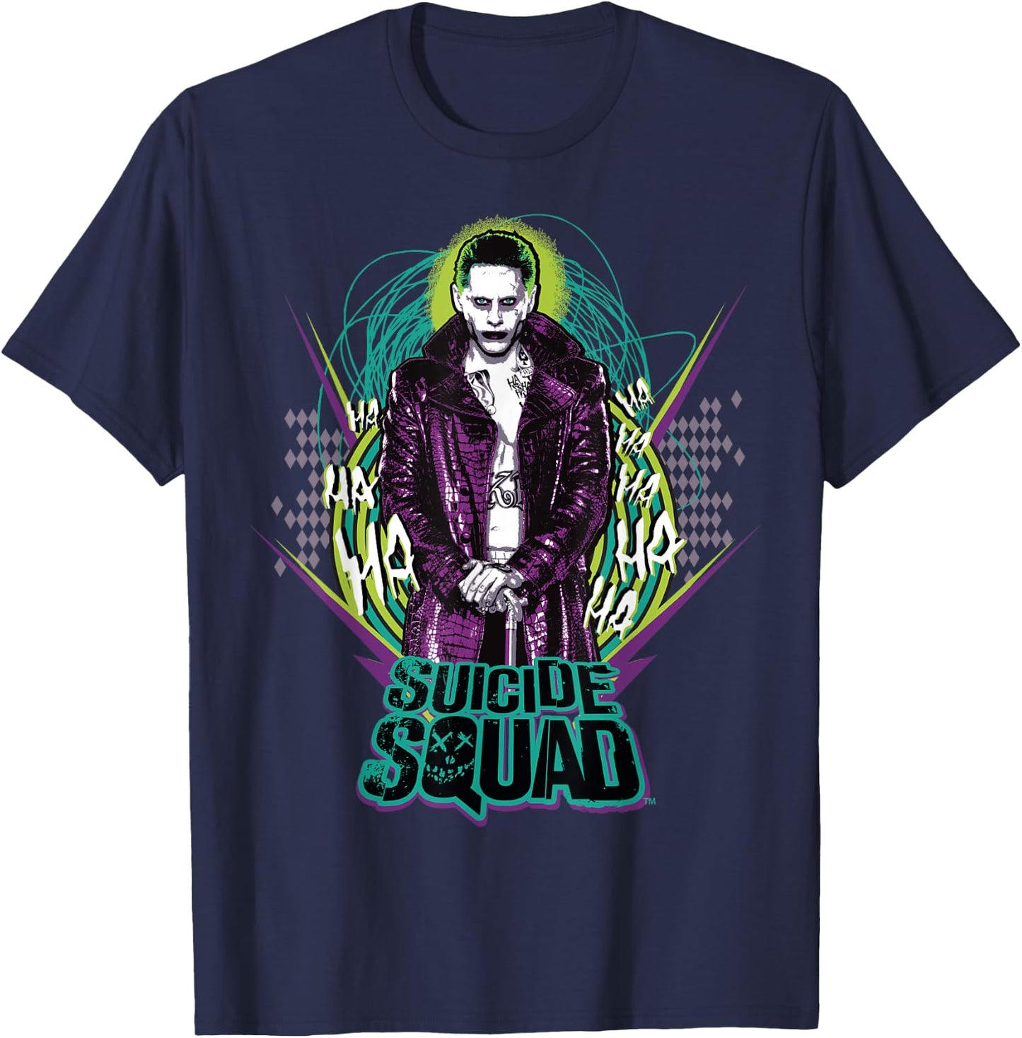 DC Suicide Squad Logo Joker T-Shirt - T-Shirt | Navy