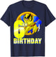 Marvel X-Men Wolverine 6th Birthday Badge T-Shirt - T-Shirt | Navy