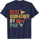 Father's Day Best Godfather by Par Funny Golf Gift T-Shirt - T-Shirt | Navy