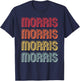 MORRIS Gift Surname Funny Retro Vintage 80s Birthday Reunion T-Shirt - T-Shirt | Navy