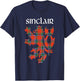 Clan Sinclair Tartan Scottish Family Name Scotland Pride T-Shirt - T-Shirt | Navy