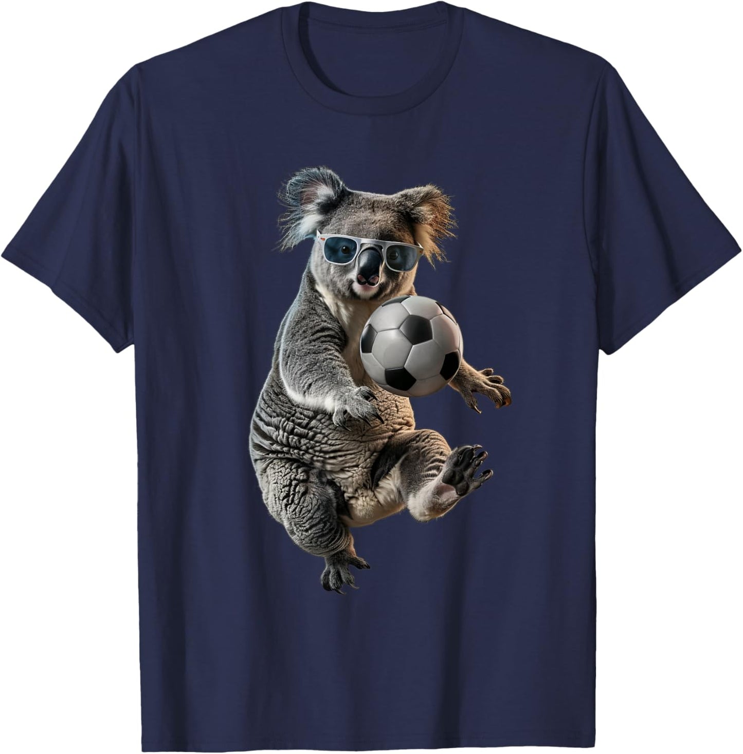 Koala Soccer Football T-Shirt - T-Shirt | Navy