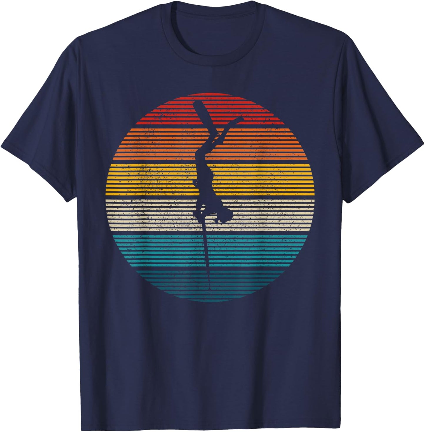 Spearfishing Vintage Spear Fishing Fisherman Gift T-Shirt - T-Shirt | Navy