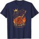 El Rey de la Carne Asada BBQ Cookout Master King Funny T-Shirt - T-Shirt | Navy