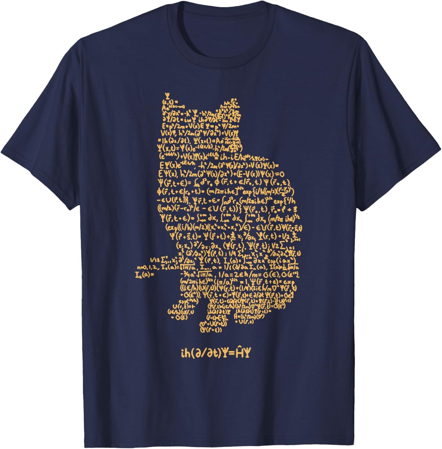 Maxwell Equations Electromagnetic Wave Physics T-Shirt - T-Shirt | Navy