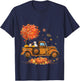 Labrador Retriever Pumpkins Truck Autumn Leaf Fall gifts T-Shirt - T-Shirt | Navy