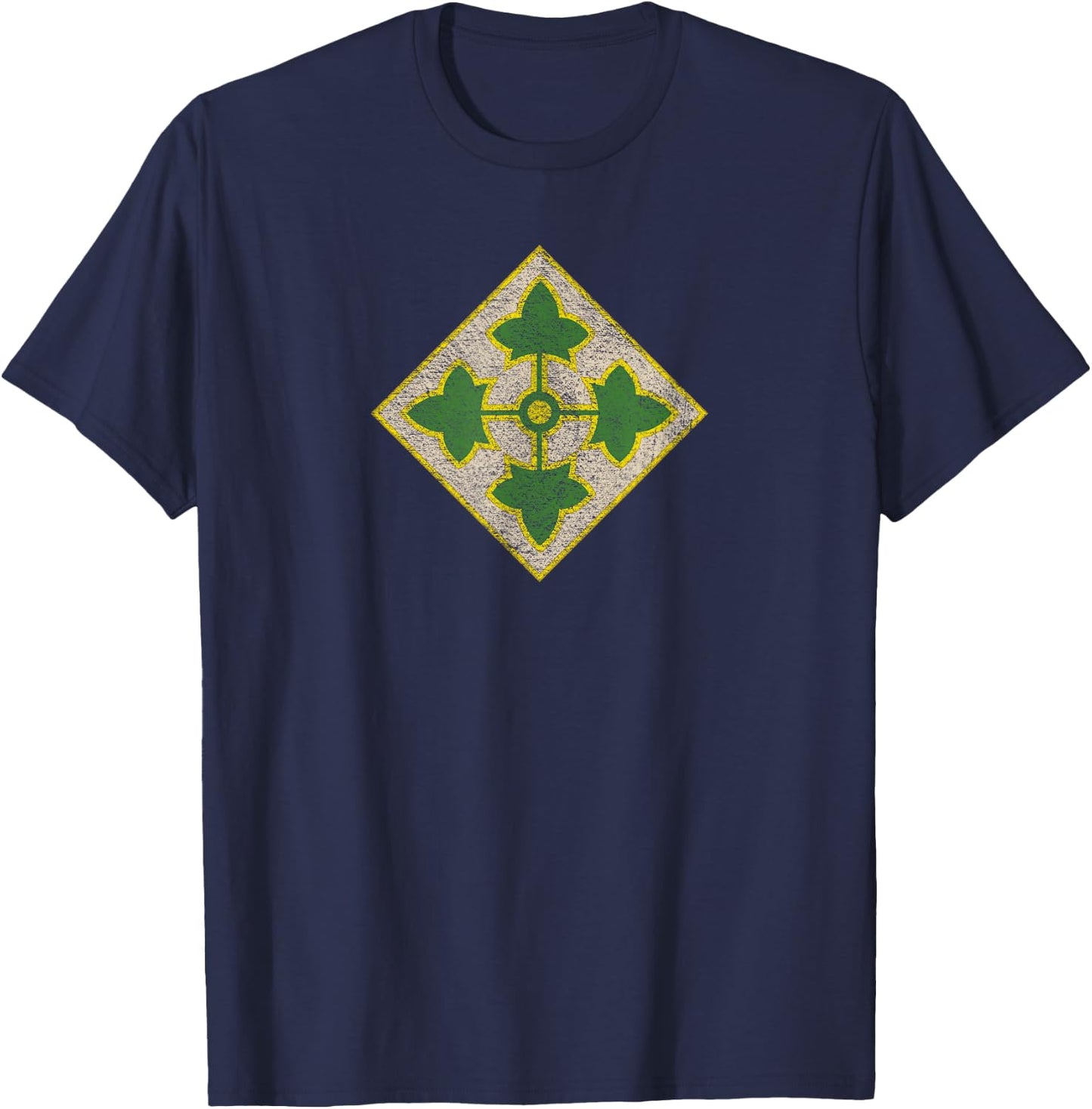 4th Infantry Division Army T-Shirt - T-Shirt | Navy