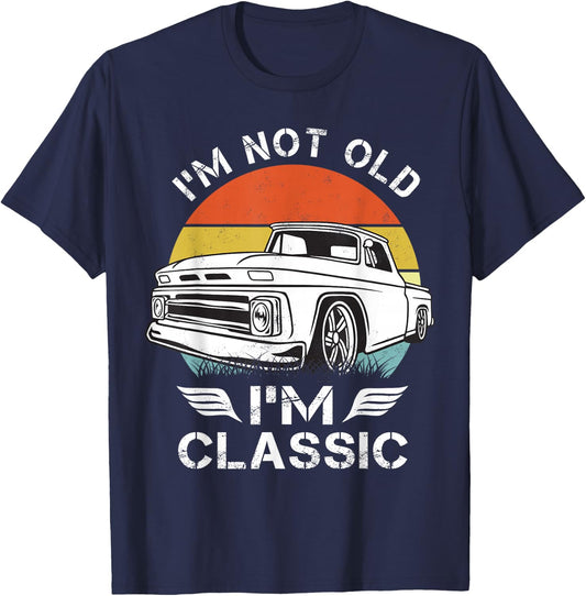 1966 chevys c10 truck , Small, Black T-Shirt - T-Shirt | Navy