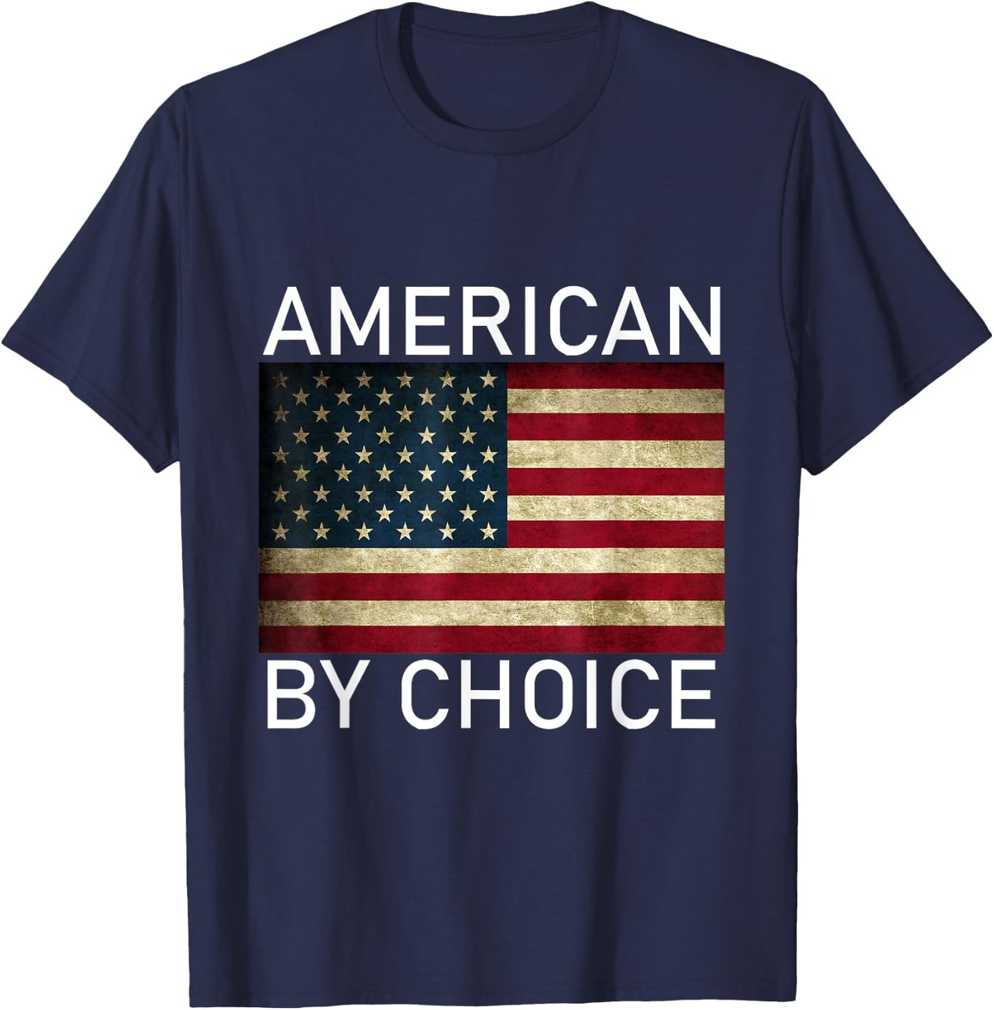 American By Choice US Citizenship Gift T-Shirt - T-Shirt | Navy