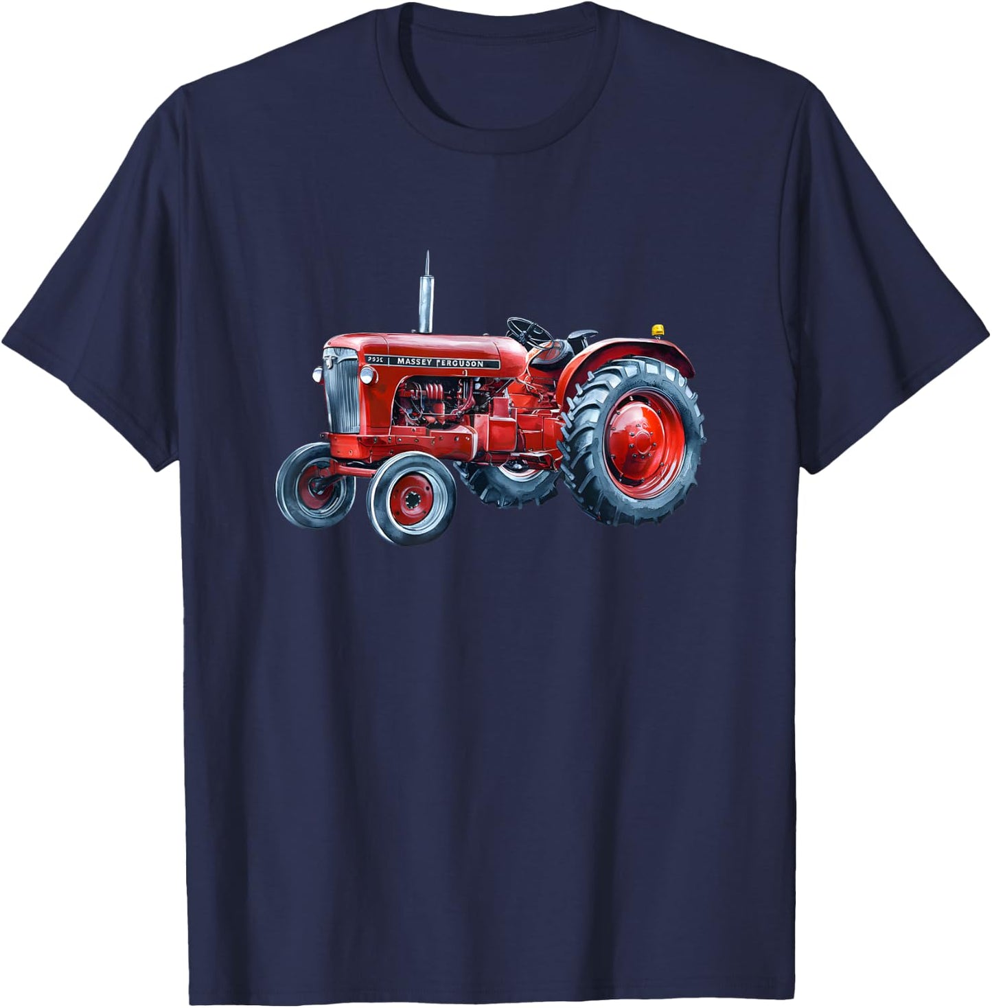 Masey Ferguson tractors 365 Tractor Farming Print T-Shirt - T-Shirt | Navy