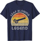 Leaf Blower Legend Funny Lawn Care Landscaping Retro T-Shirt - T-Shirt | Navy