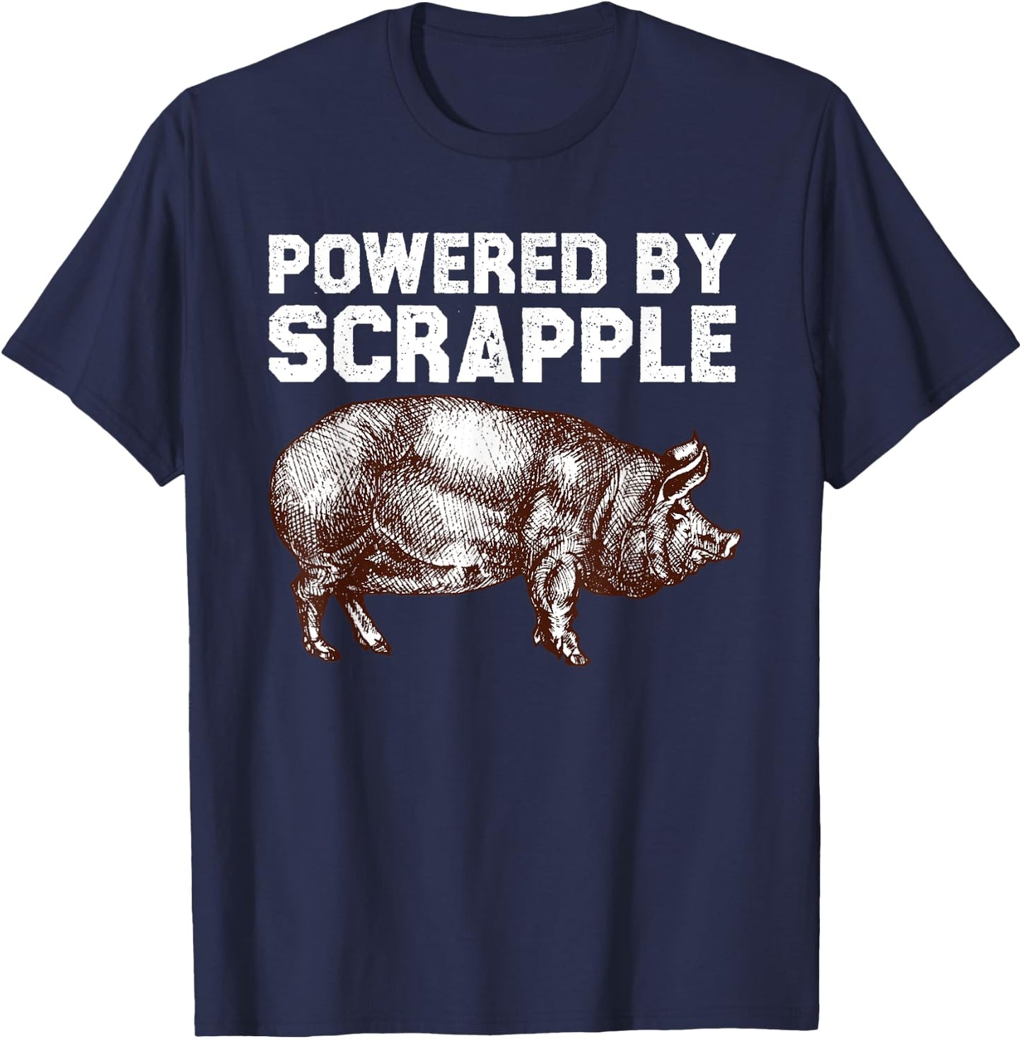Cool Scrapple Women Food Meat Foodie Scrapple Lover T-Shirt - T-Shirt | Navy
