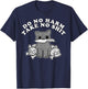 Vintage Retro Do No Harm Take No Shit Funny Cat Humor Gift Men Women T-Shirt - T-Shirt | Navy