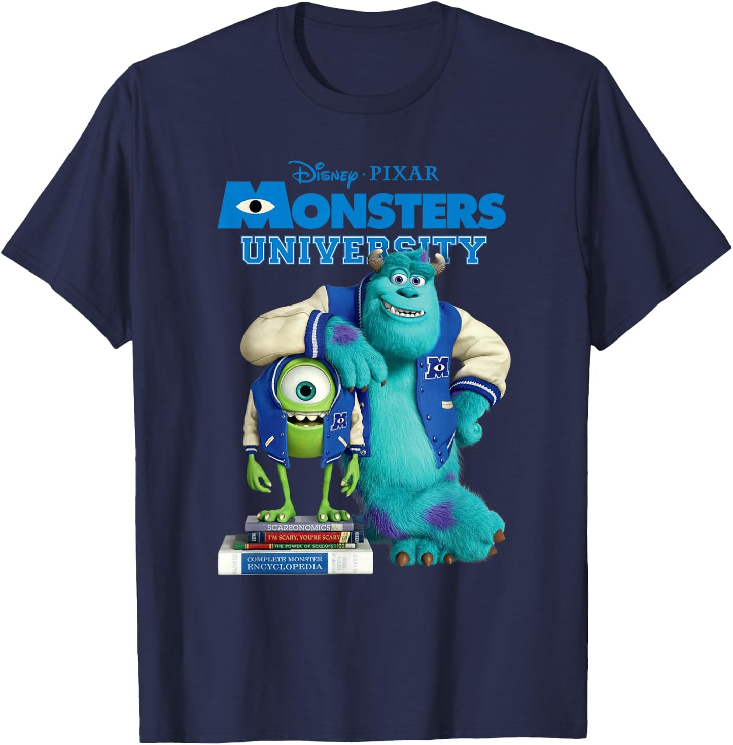 Disney and Pixar's Monsters University Mike and Sulley T-Shirt - T-Shirt | Navy