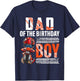 Dad of the Birthday Boy Dirt Bike B-day motocross Party T-Shirt - T-Shirt | Navy