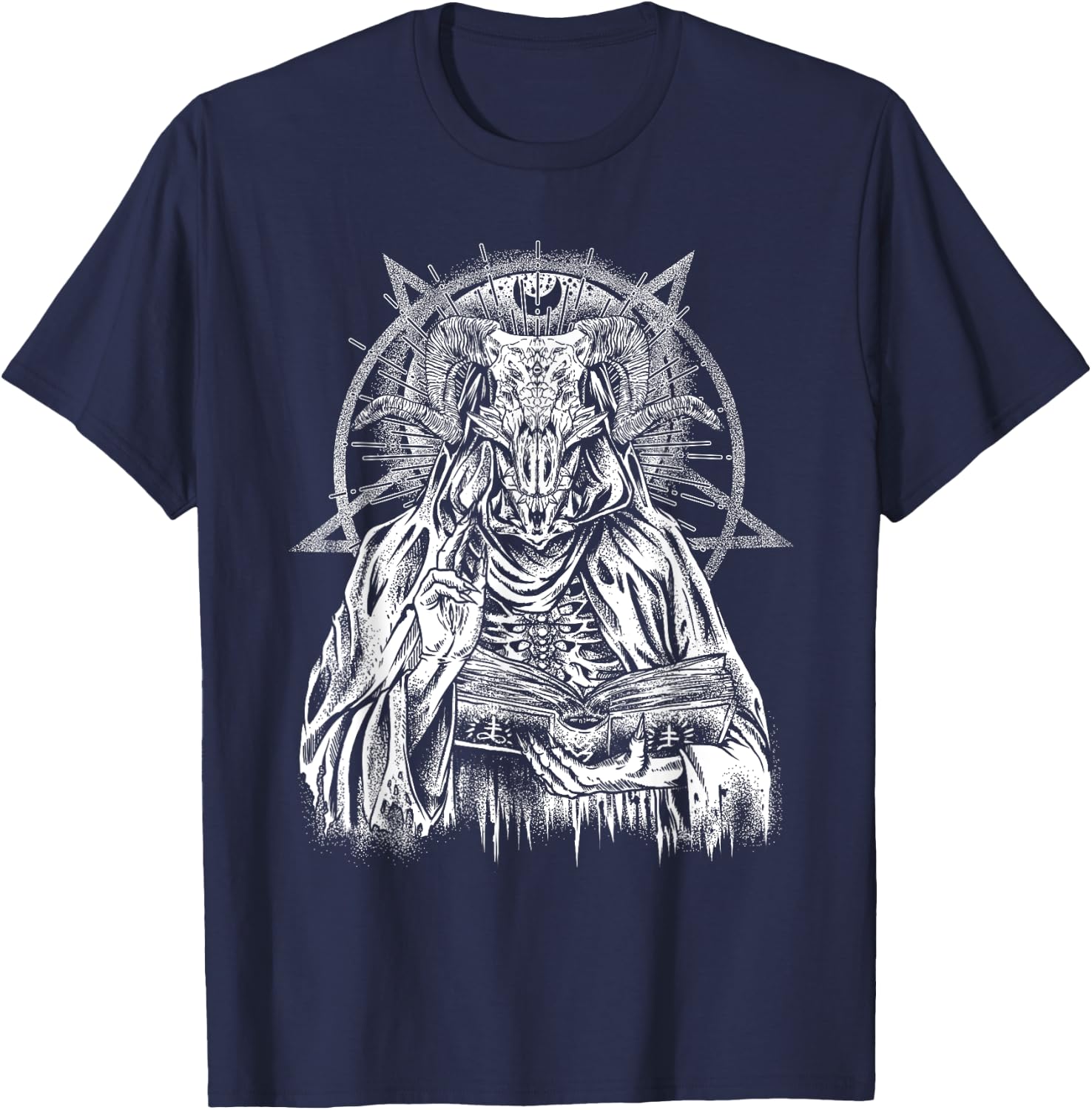 Devil Baphomet T-Shirt - T-Shirt | Navy